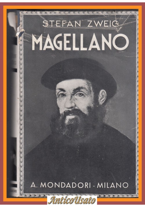 MAGELLANO di Stefan Zweig 1938 Mondadori Libro Illustrato versione Mazzucchetti